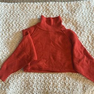 Urban Outfitters Orange Turtle Neck Sweater